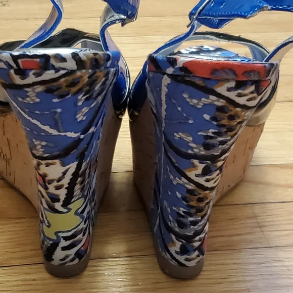 Colorful platform wedge - Picture 4 of 5